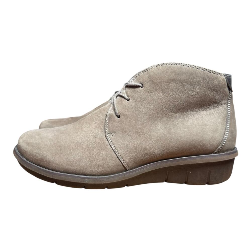 DANSKO Joy Women's 41/US 10 Ankle Bootie Nubuck Leather Comfort Shoes Lace Up - Picture 3 of 13